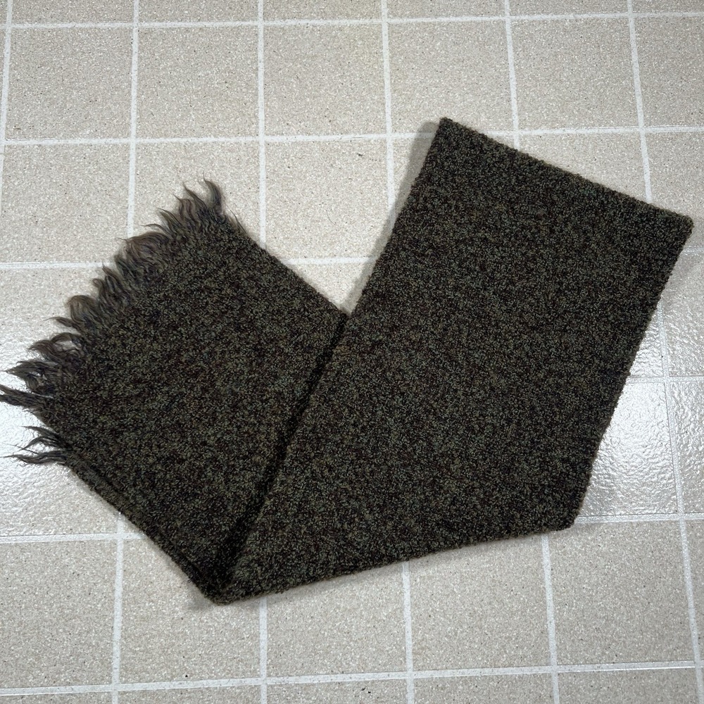 Weave Of The Irish Scarf Handcrafted Green With Fringe Made In Ireland